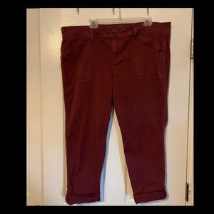 Torrid cropped pants size 20